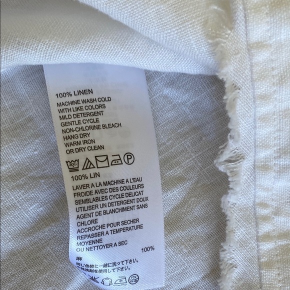 Tommy Bahama White Linen Dress, S/P - Picture 5 of 10